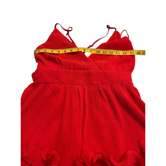 Saints and Secrets Red Mini Dress Size M - Picture 5 of 15